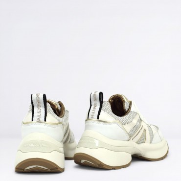 Sneaker Victoria in Pelle Col. Bianco
