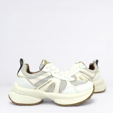 Sneaker Victoria in Pelle Col. Bianco