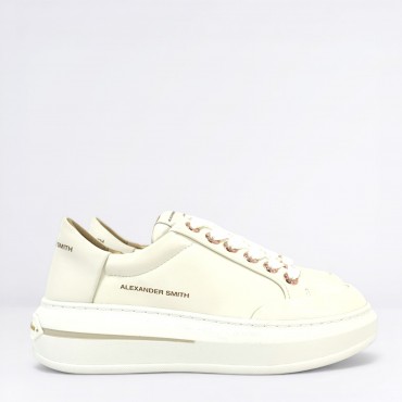 Sneaker Lancaster in Pelle Col. Bianco