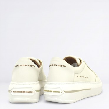 Sneaker Lancaster in Pelle Col. Bianco