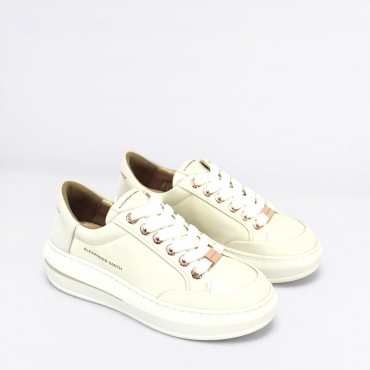 Sneaker Lancaster in Pelle Col. Bianco