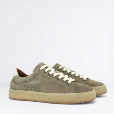 Sneaker in Camoscio Col. Beige