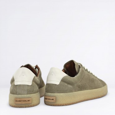Sneaker in Camoscio Col. Beige