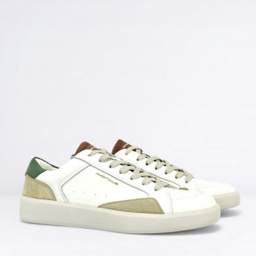 Sneaker in Pelle Col. Bianco