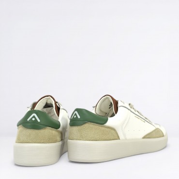 Sneaker in Pelle Col. Bianco