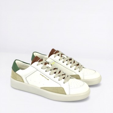 Sneaker in Pelle Col. Bianco
