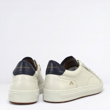 Sneaker in Pelle Col. Panna