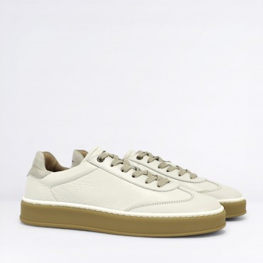 Sneaker in Pelle Col. Bianco