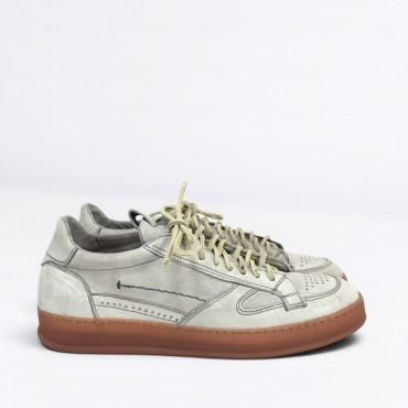 Sneaker in Pelle Col. Bianco
