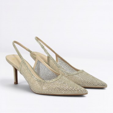 Chanel in rete e strass Col. Oro