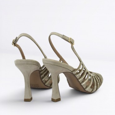 Chanel in camoscio e strass Col. Oro