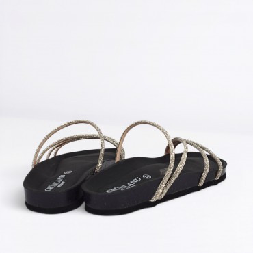 Scalzato strass Col. Nero