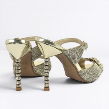 Scalzato strass Col. Oro Scalzato strass Col. Oro